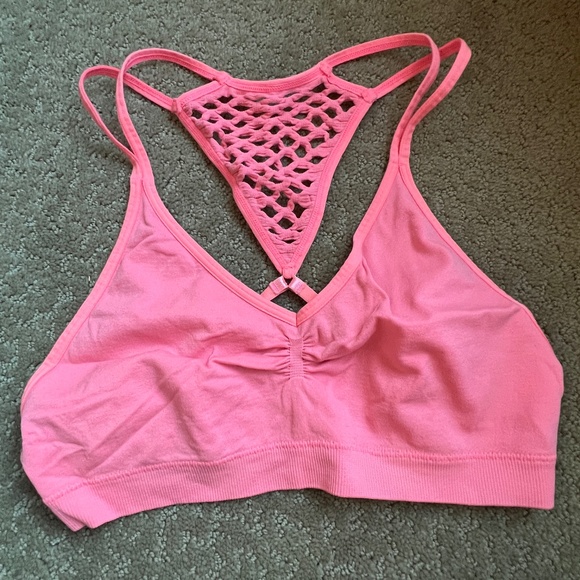 Victoria's Secret Crossback strappy sports bra w/o padding-Medium - Picture 1 of 5